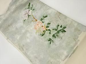 リサイクル 牡丹模様織出し名古屋帯